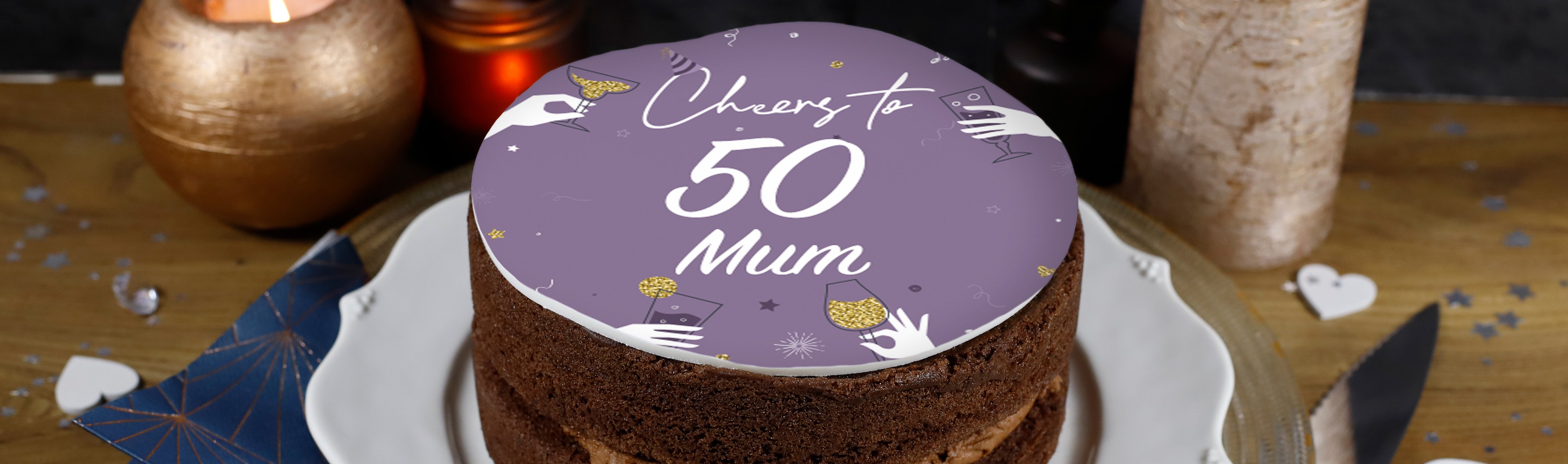 Amazon.com: Happy 70th Birthday Mum Cake Topper - Mom Birthday Mother's  Party Decorations Supplies， Rose Gold 70th Birthday Cake Decoration :  Grocery & Gourmet Food