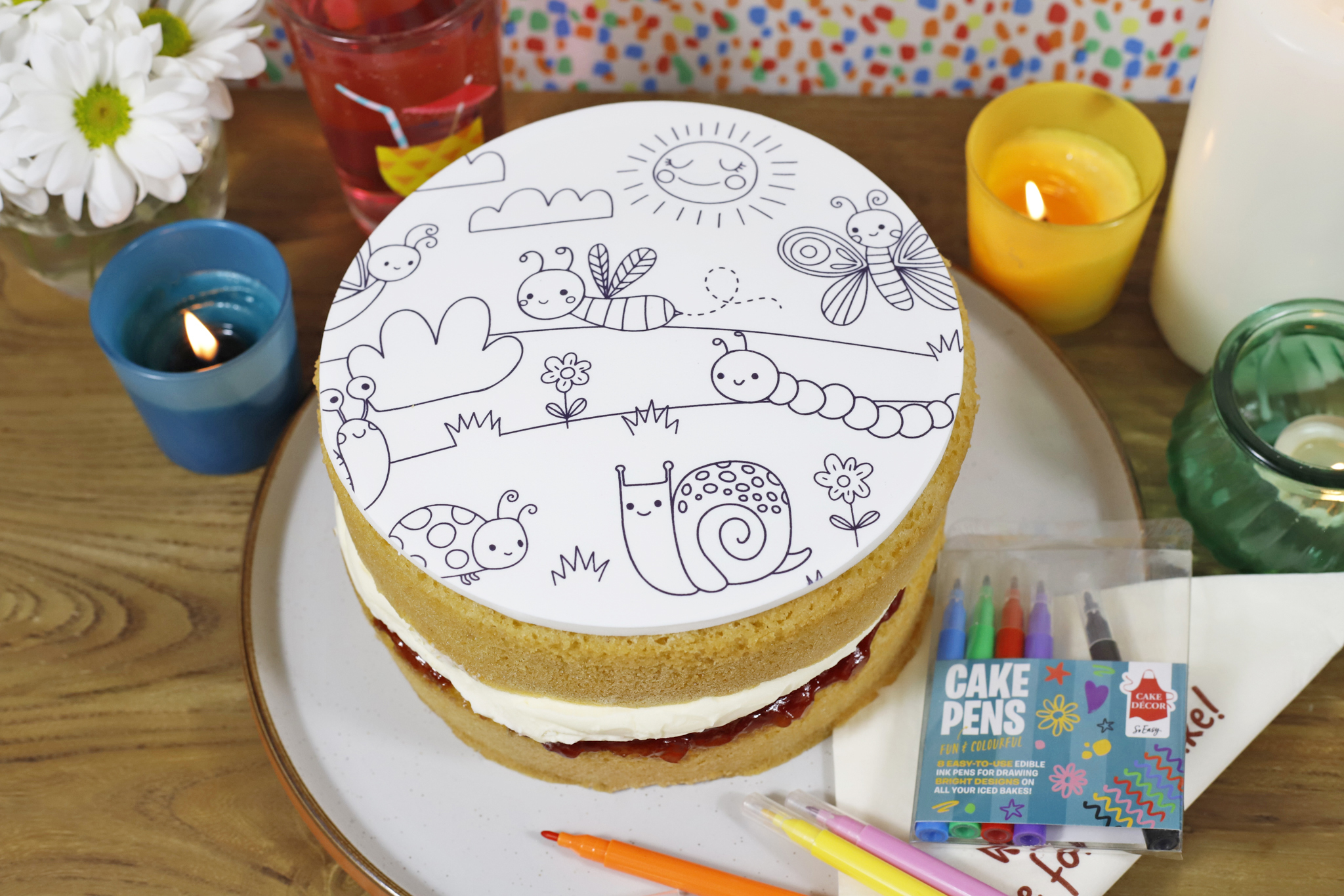 Colouring Cake Toppers Company News Blog Sponge