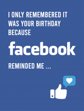 Facebook Reminder Birthday Card