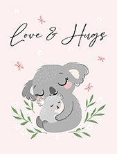 Koala Love and Hugs - Letterbox Gifts - Teddy Bear Day 2021