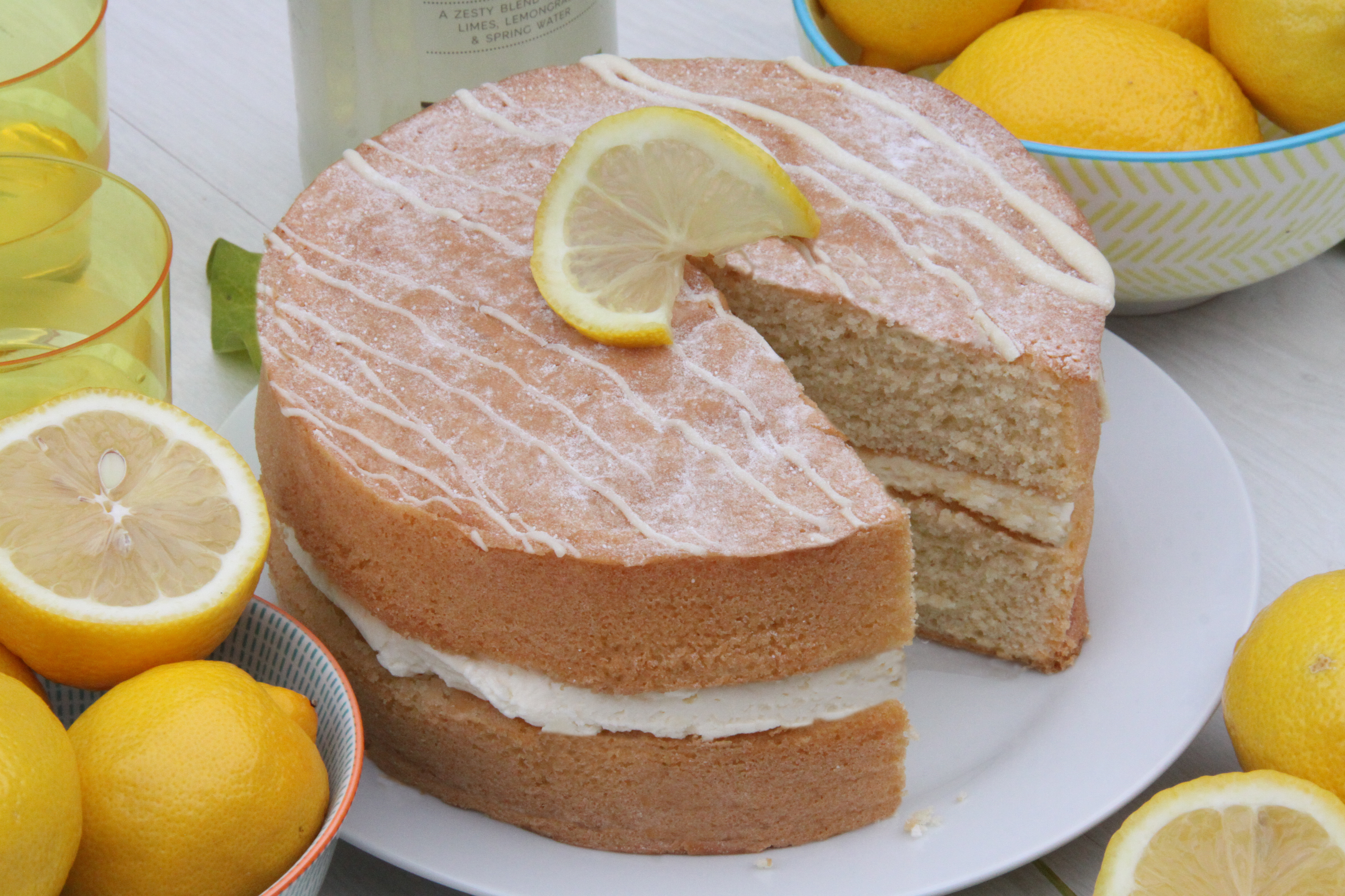Lemon Sponge cake, Sponge Moment