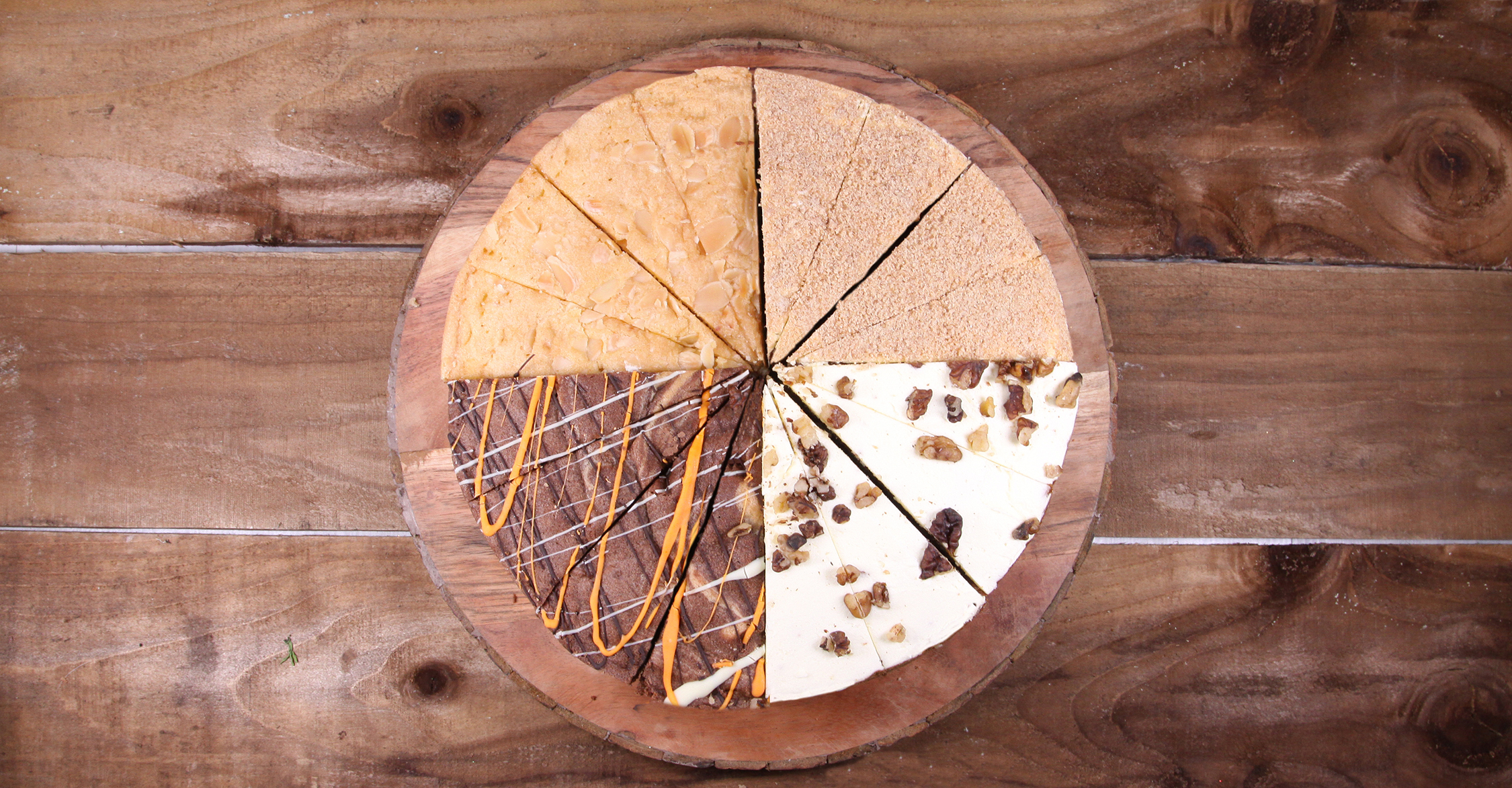Quirky Four Sharing Cake- Wood