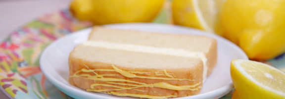 Lemon Cake Card Slice