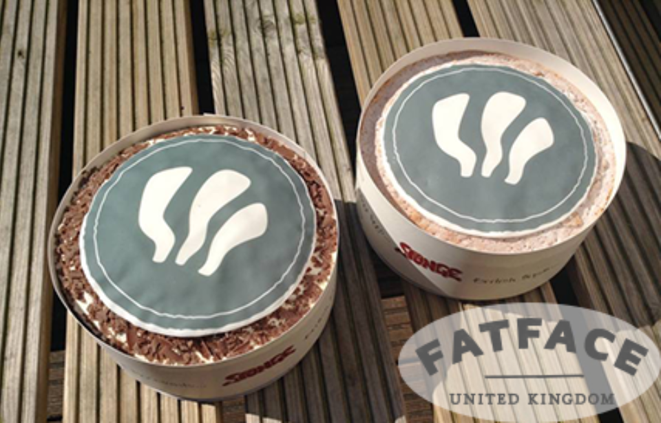 Branded Cakes With Fat Face On