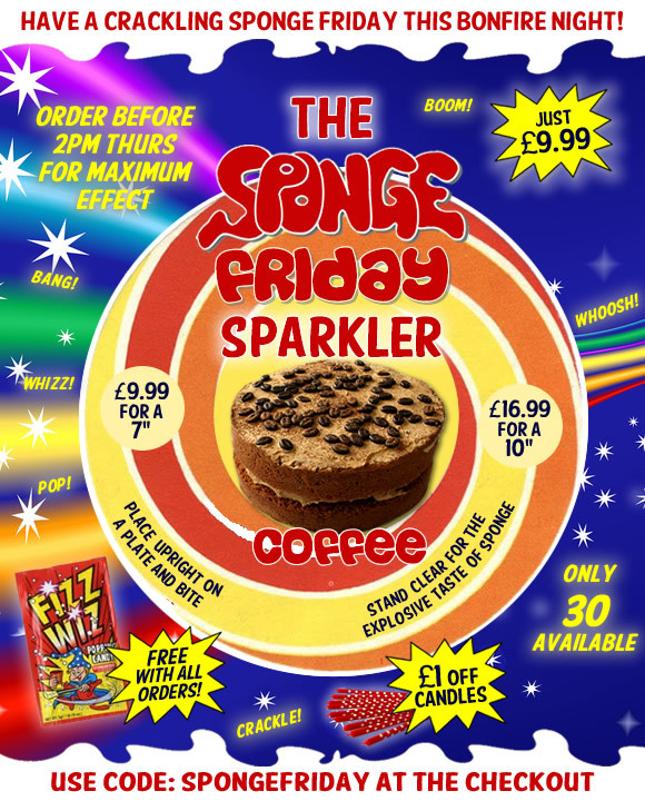 Have a Crackling SPONGE Friday this Bonfire night!