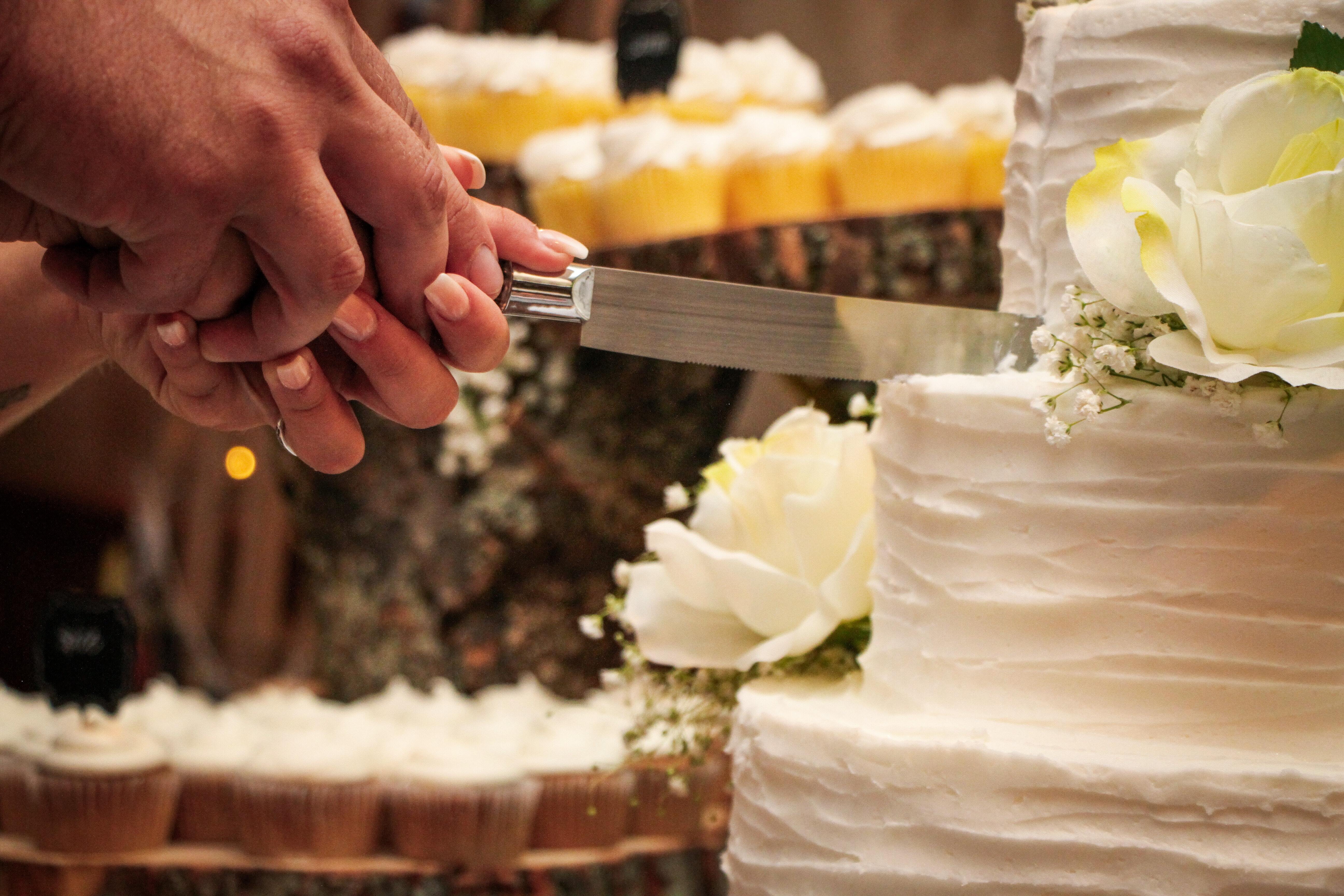 Cutting Wedding Cake - Wedding Cake Tradition