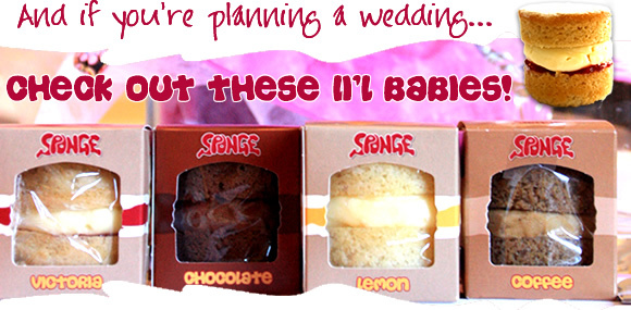 And if you're planning a wedding, check out these li'l babies! Baby Sponge Wedding Favours!