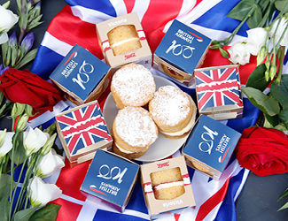 British Airways 100 year celebrations with Sponge Cakes!