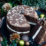 Peppermint Crisp Cake