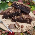 Hazelnut Praline Brownie