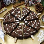 Choc Brownie with Xmas Dec Kit