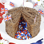 Jubilee Pinata Cake