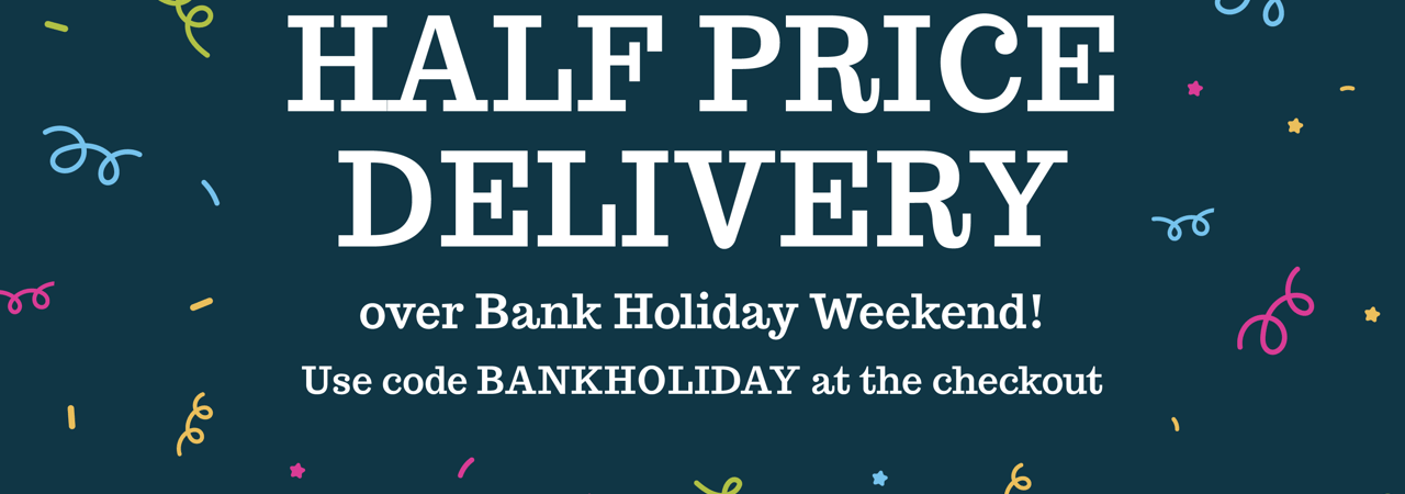 Bank Holiday delivery discount - Banner
