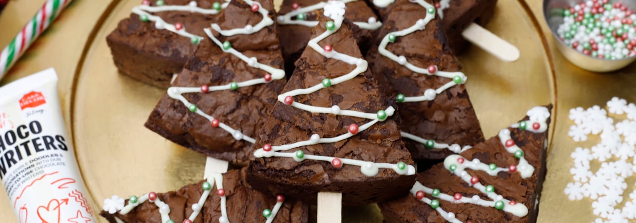 Christmas Tree Brownie - Blog Banner