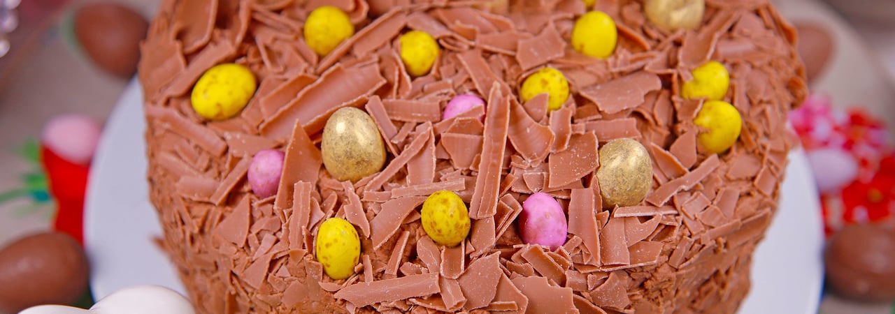 Gluten Free Easter Chocolate Pinata Cake