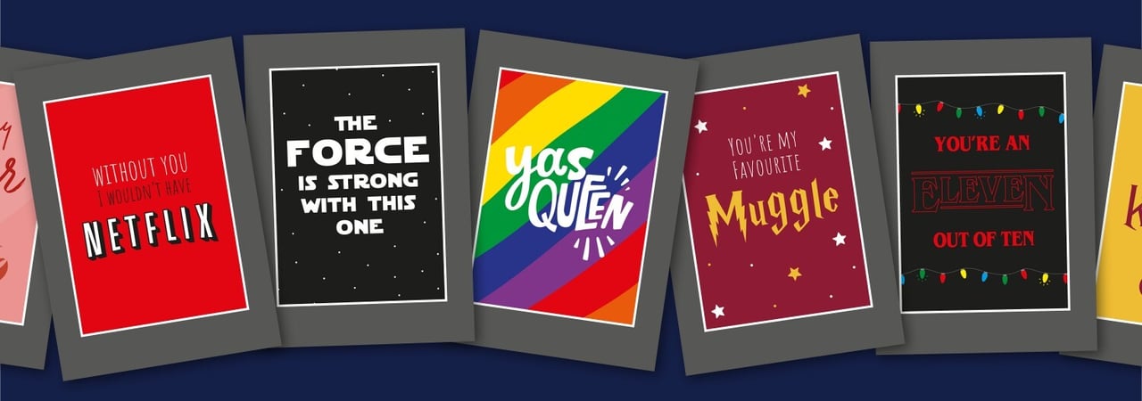 Film TV and Games Cards Banner