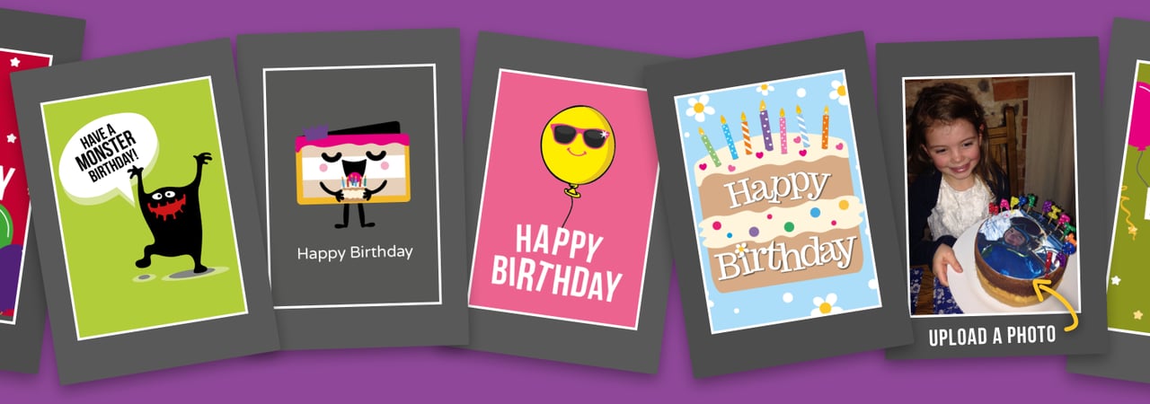 Happy Birthday Cake Cards