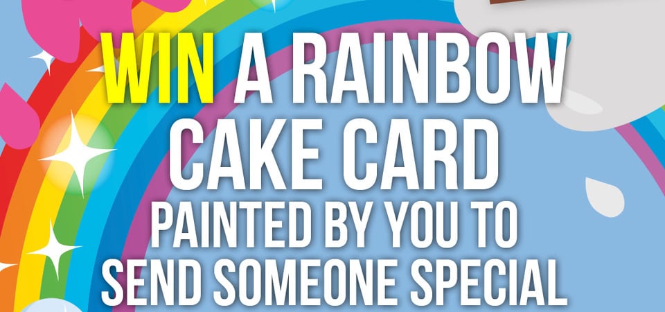 Rainbow Cake Card Competition
