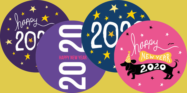 New Years Cake toppers