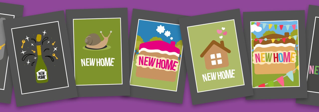New home Cake Cards