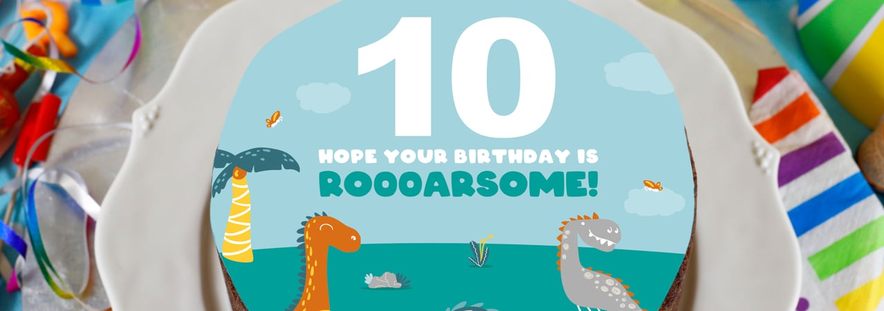 Birthday Cakes for Boys - Number Cakes - Blog Banner