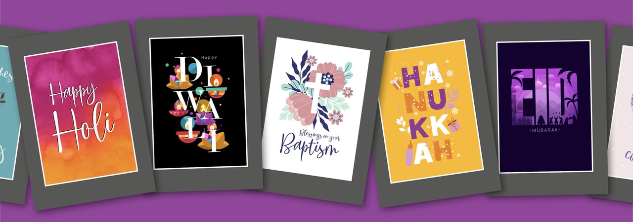 Religious Occasion Cards Banner