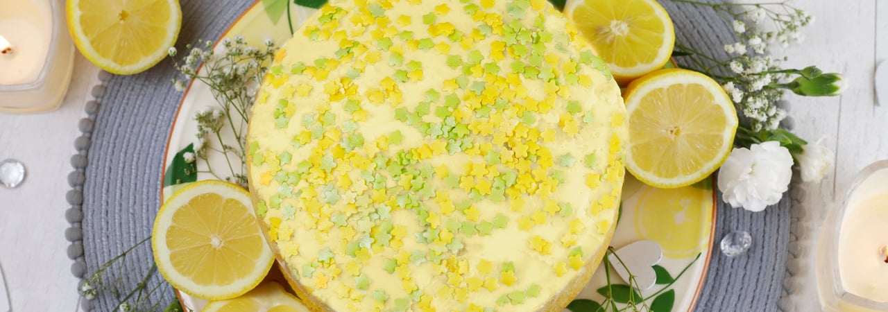 Gluten Free Lemon and Elderflower Cake - Banner