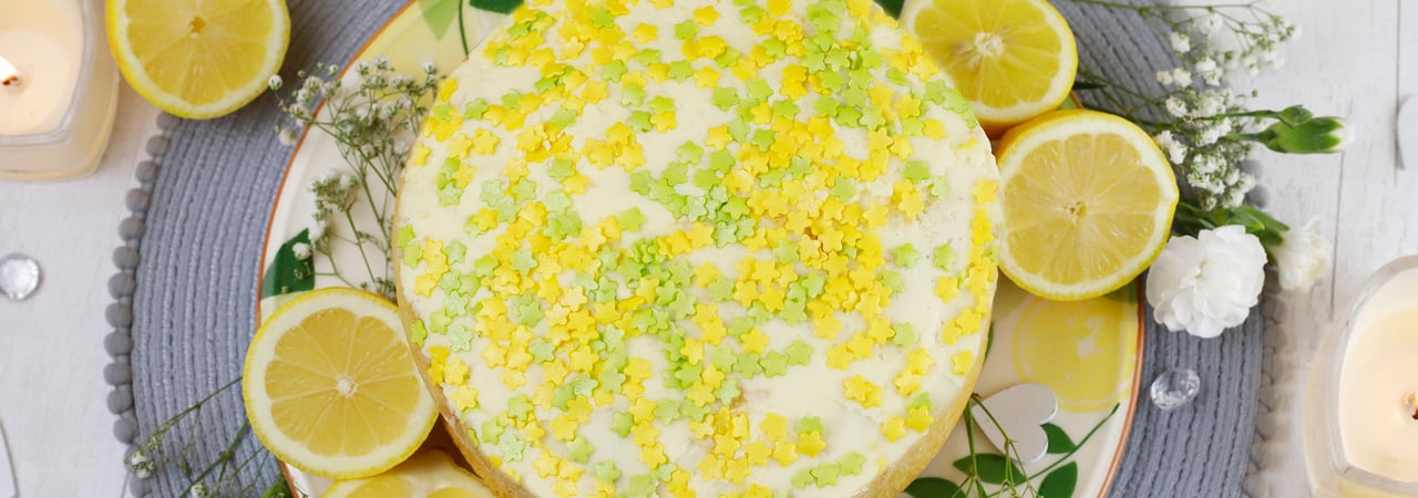 Lemon and Elderflower Cake - Banner