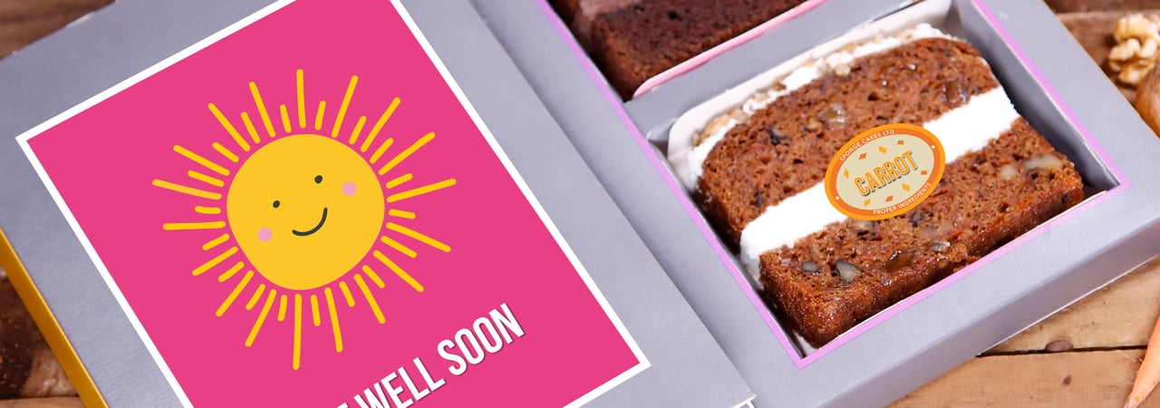 Get Well Soon Cake Card Hero
