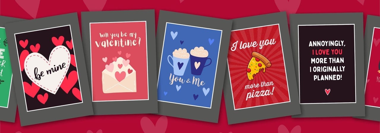 Valentine's Cards Banner