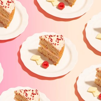 Raspberry & White Chocolate Cake