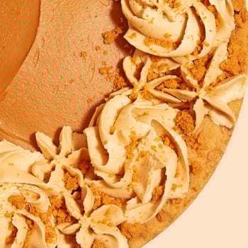 Biscoff Cookie Pie Close up