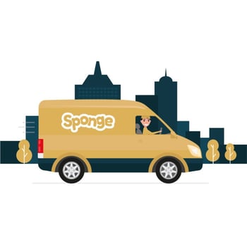 Sponge Delivery Van - Birthday Cake Delivery - Cake Delivery Service