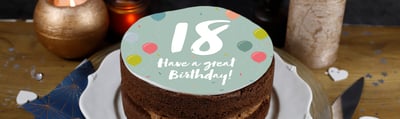 18th Birthday Cakes Delivered - 18 birthday cakes - blog banner
