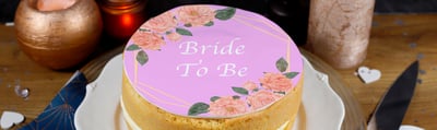 Bridal Shower Cakes - Bride to Be Cake Topper - Blog Banner