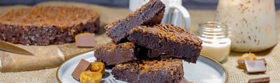 New Brownies - Salted Caramel Brownies - Blog Banner
