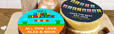 Pictures on Birthday Cakes - Photo Cakes - Blog Banner
