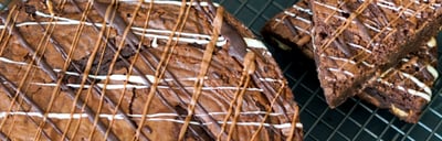 Round Chocolate Brownies - Triple Chocolate
