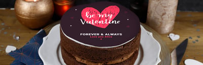 Valentines Photo Cake - blog Banner