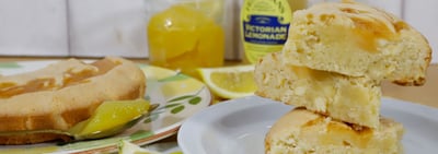Lemon Curd Blondie - Blog Banner