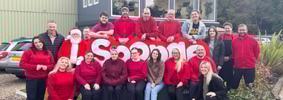 Santa and the Sponge Team