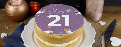 21st birthday cakes - blog banner