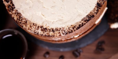 Espresso Martini Cake top view