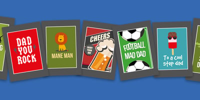 Fathers Day Cards Banner