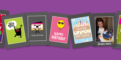 Happy Birthday Cake Cards