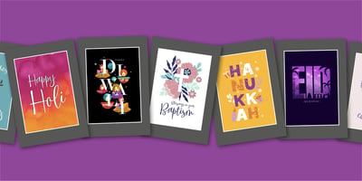 Religious Occasion Cards Banner