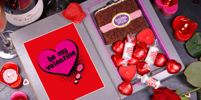 Valentines Cake Card hero