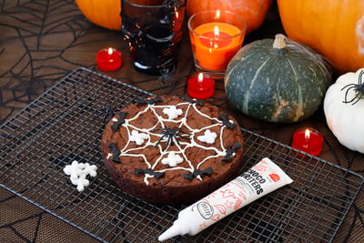 Halloween Brownie Decorating Kit - After decorating