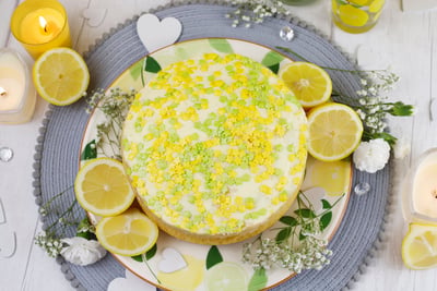 Lemon and Elderflower Cake - Banner
