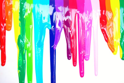 Rainbow drips
